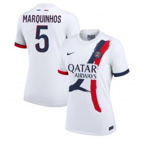 Paris Saint-Germain Marquinhos #5 Borta Kläder Dam 2024-25 Kortärmad